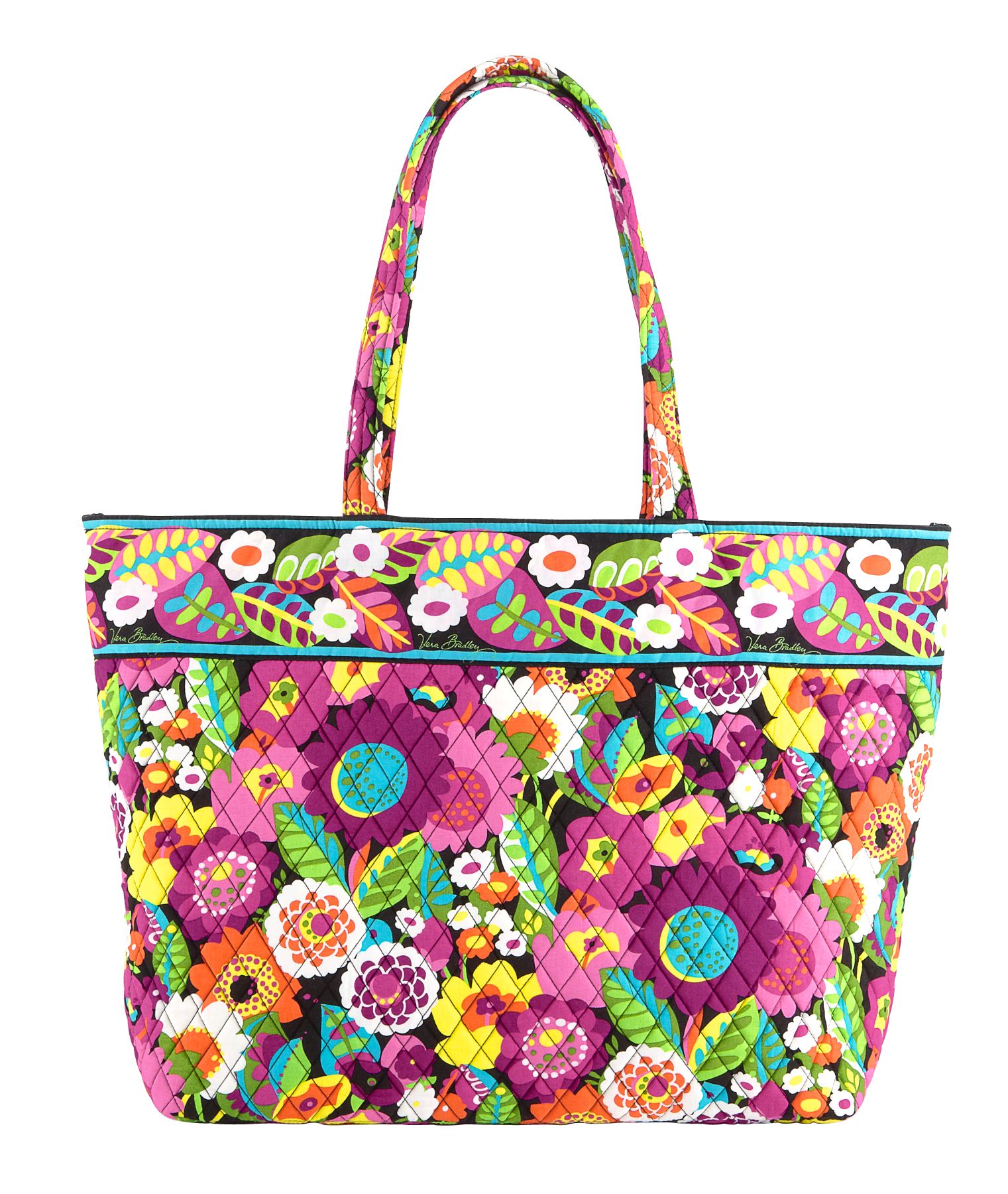 Vera Bradley Grand Tote in Va Va Bloom (Sale Online Outlet) photo