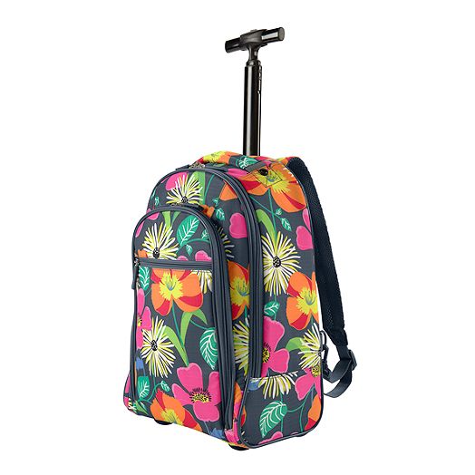 Rolling Backpack in Jazzy Blooms