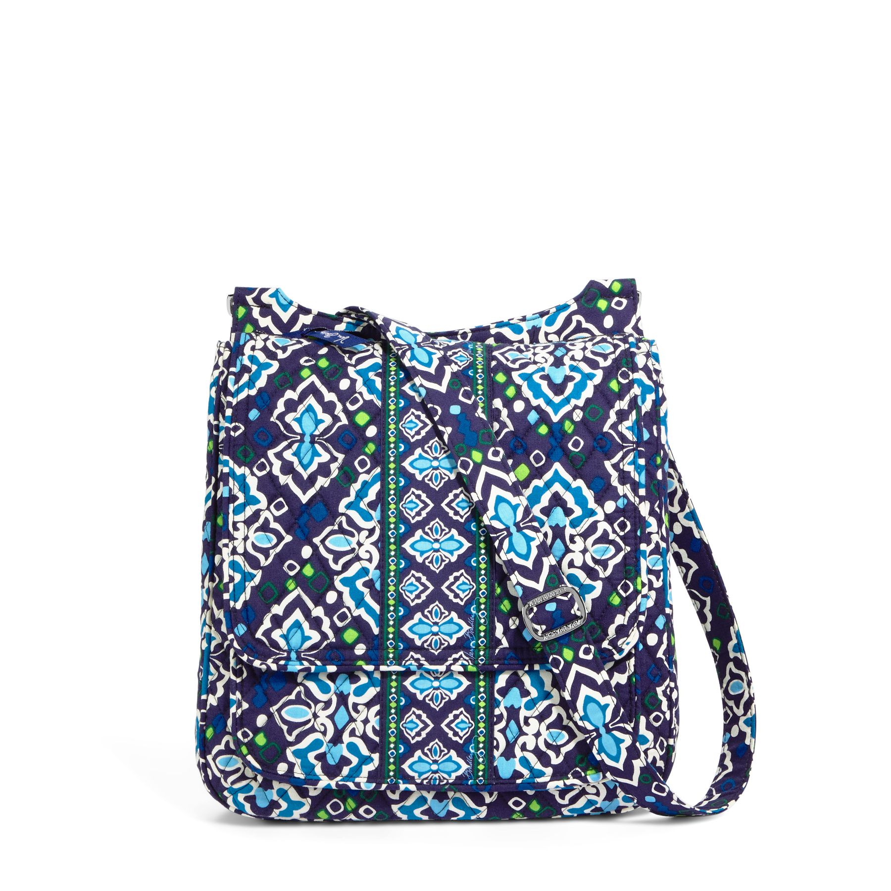 vera bradley mailbag crossbody in ink blue store vera bradley designs ...