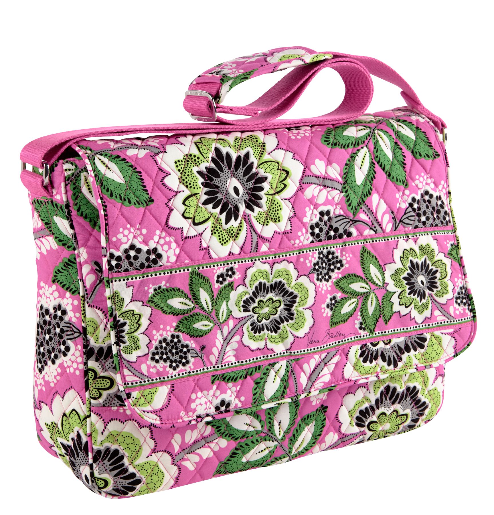 UPC 886003157114 product image for Vera Bradley Messenger in Priscilla Pink | upcitemdb.com