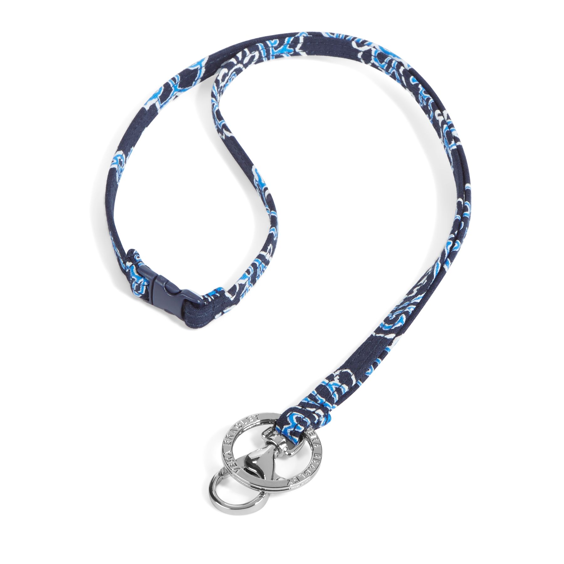 UPC 886003308448 product image for Vera Bradley Breakaway Lanyard in Blue Bandana | upcitemdb.com