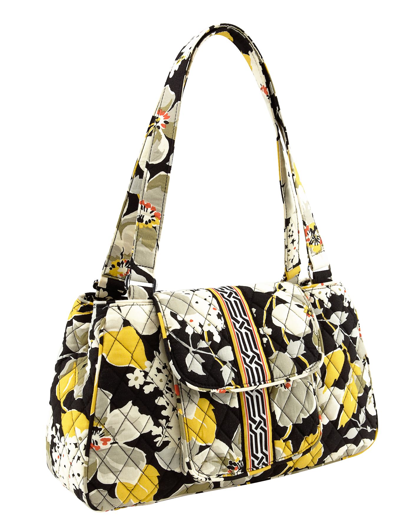 Vera Bradley Edie Satchel in Dogwood