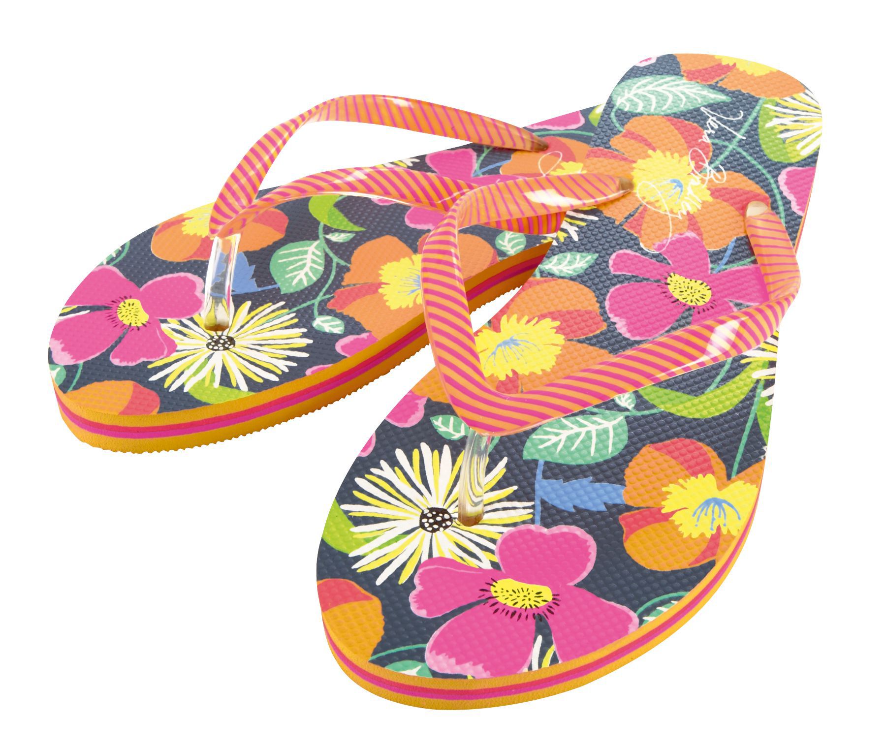 UPC 886003185933 product image for Vera Bradley Flip Flops in Jazzy Blooms | upcitemdb.com