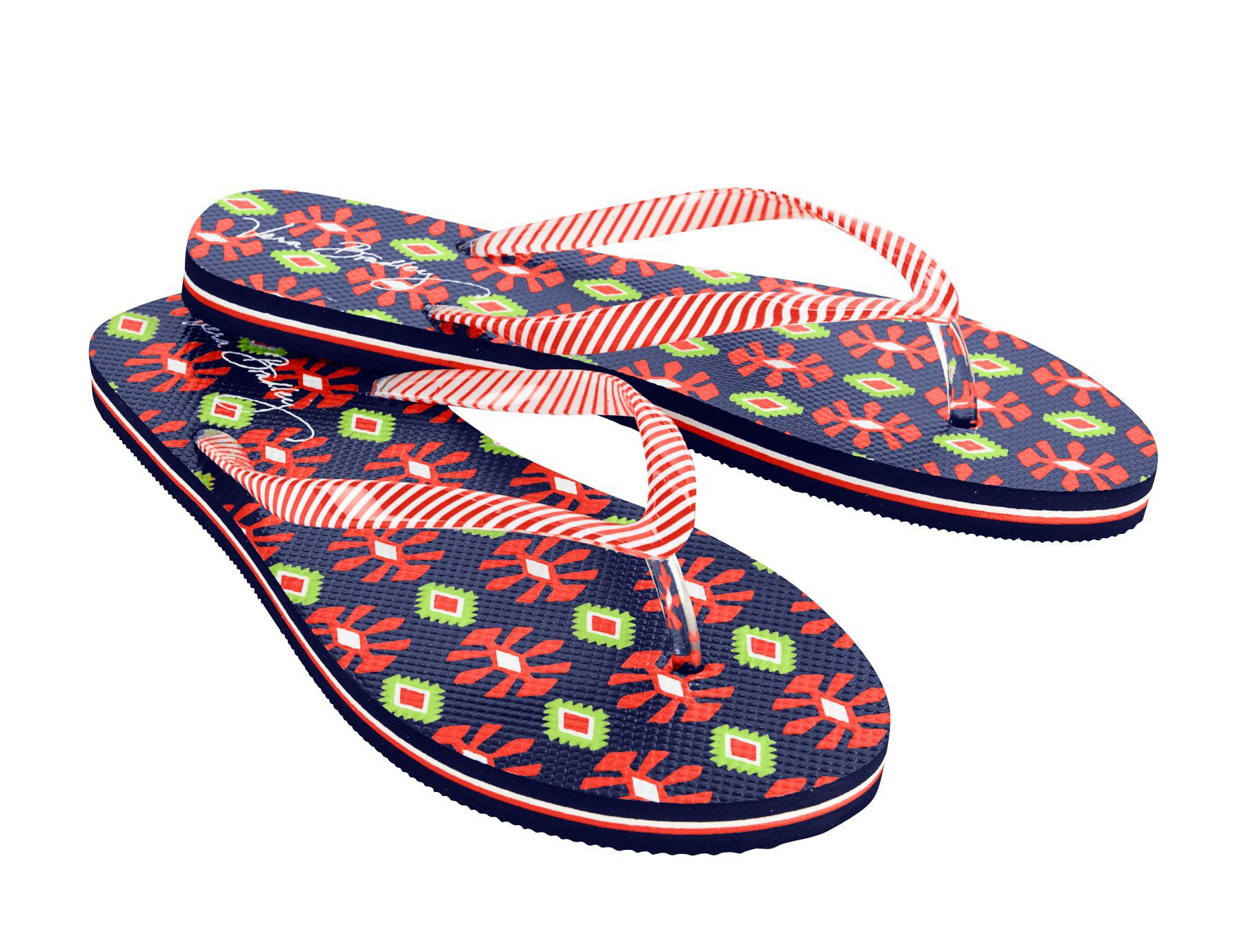 UPC 886003193174 product image for Vera Bradley Flip Flops in Sun Valley | upcitemdb.com