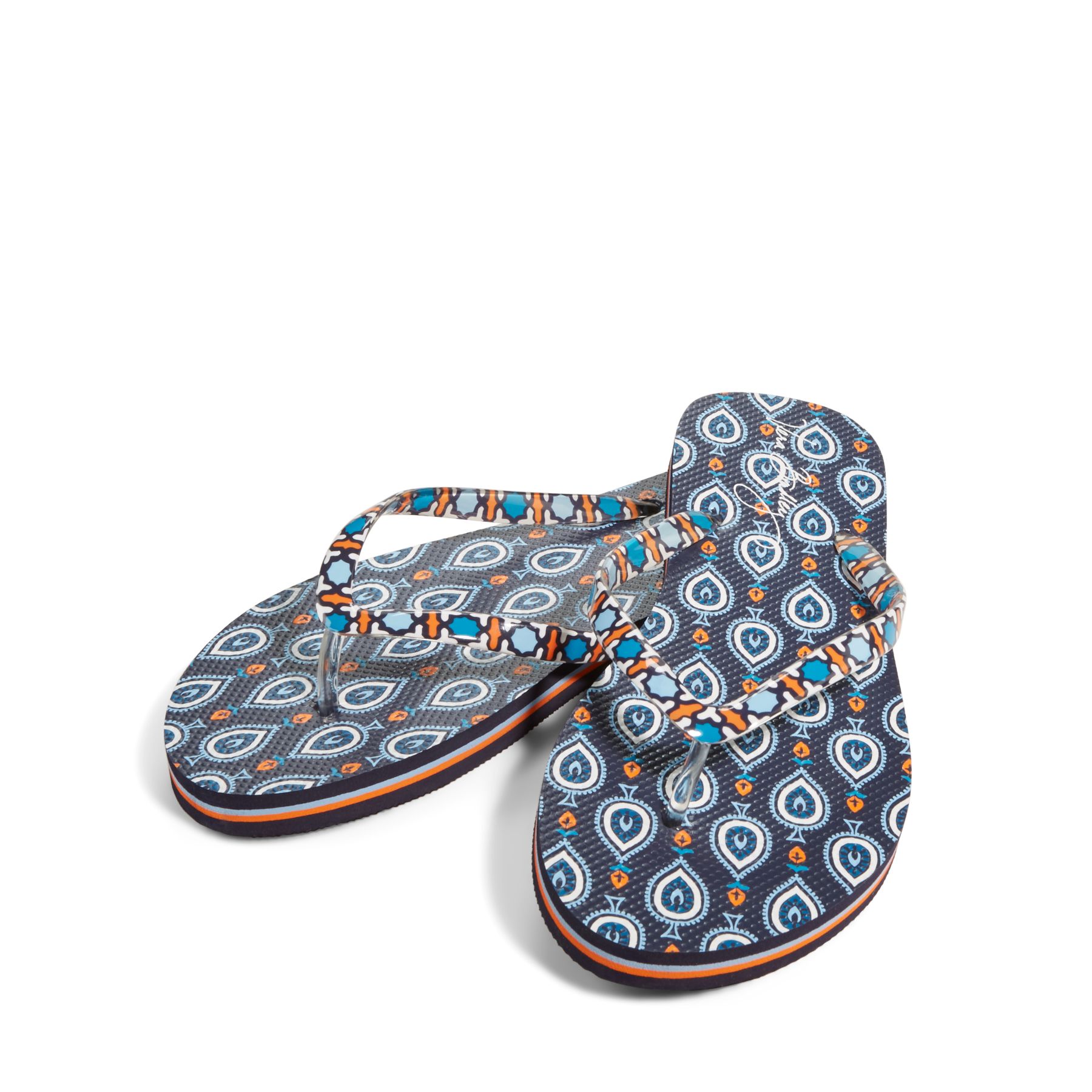 UPC 886003297018 product image for Vera Bradley Flip Flops in Marrakesh Motifs | upcitemdb.com