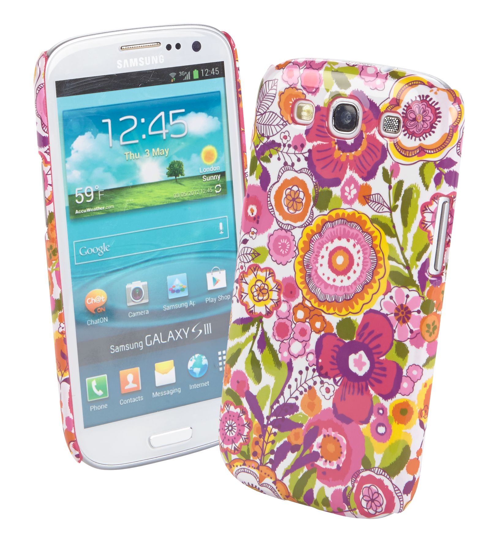 Vera Bradley Snap on Case for Samsung Galaxy S III in Clementine