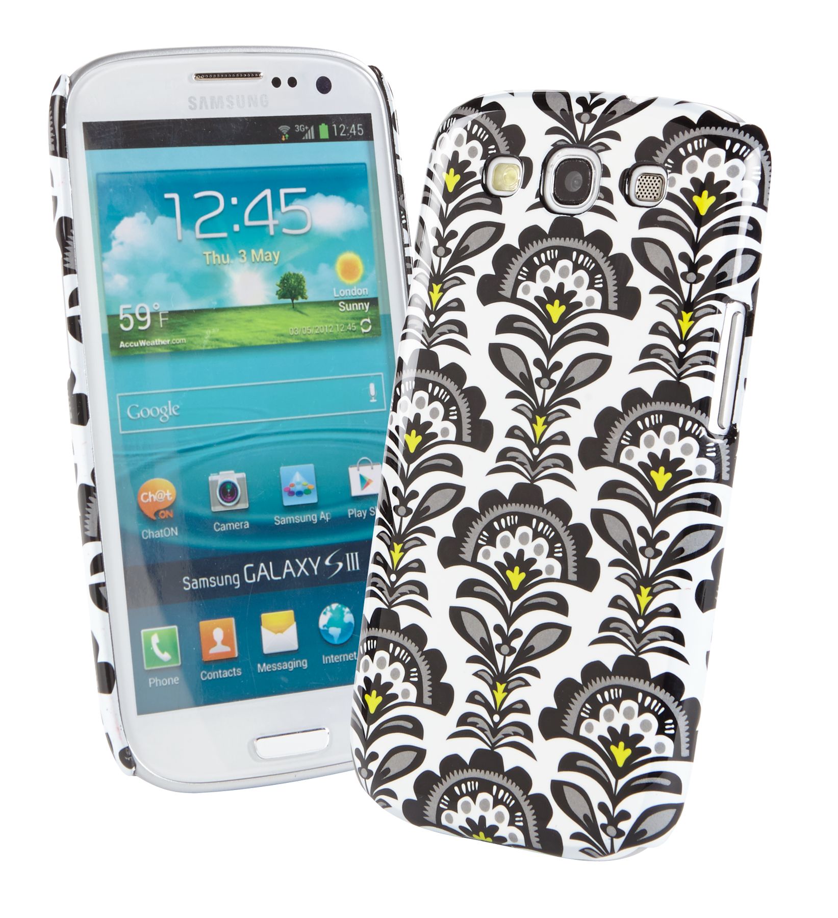 Vera Bradley Snap on Case for Samsung Galaxy S III in Fanfare