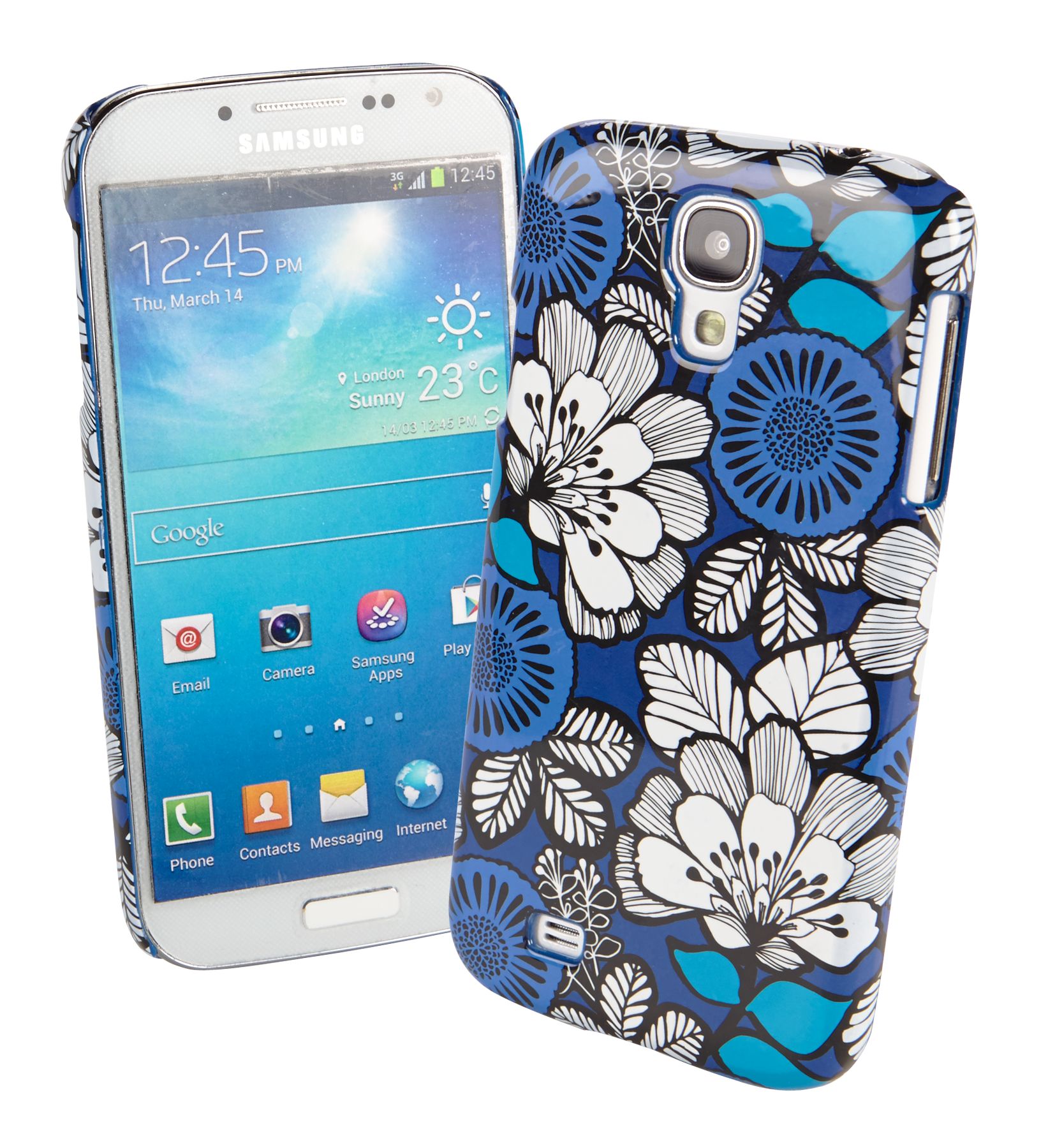 Vera Bradley Snap on Case for Samsung Galaxy S III in Blue Bayou