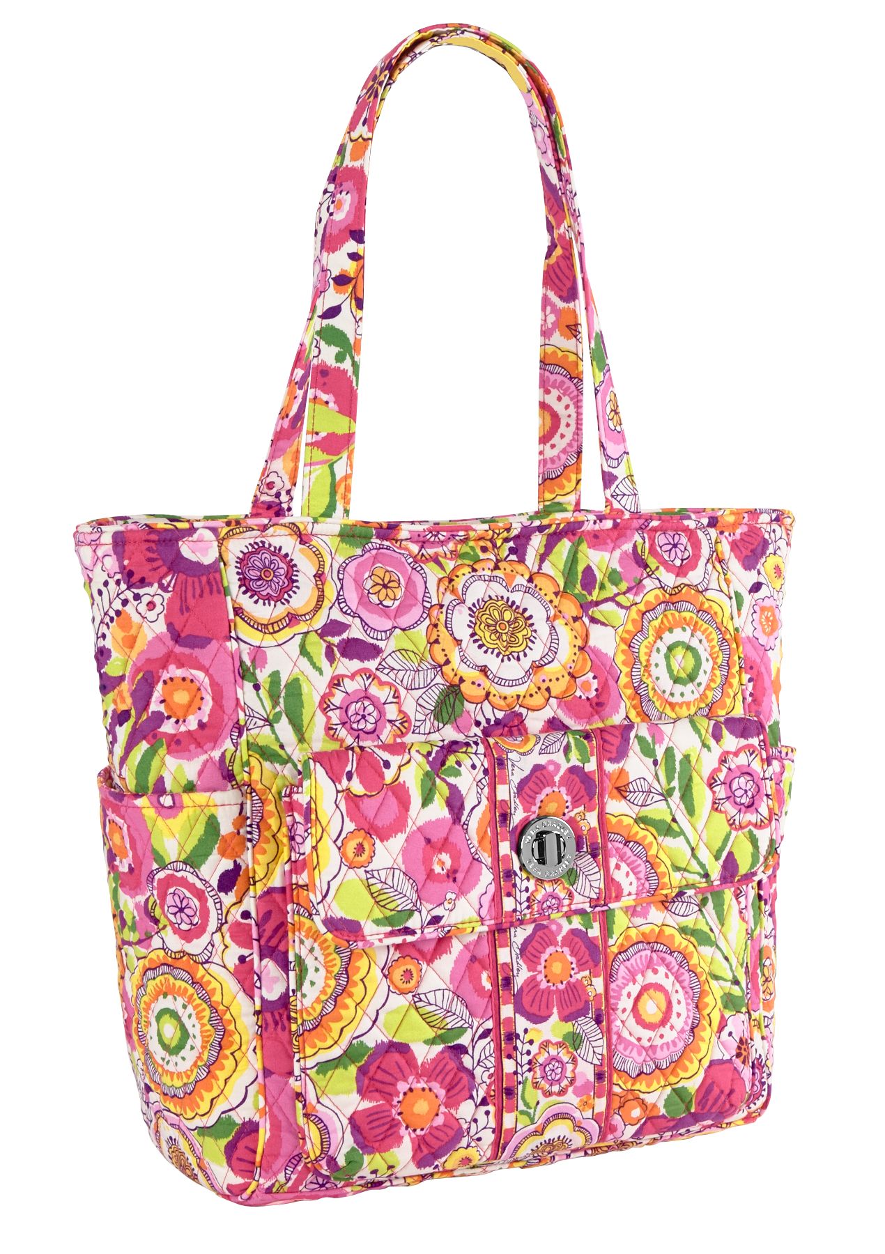 Vera Bradley Tablet Tote in Clementine