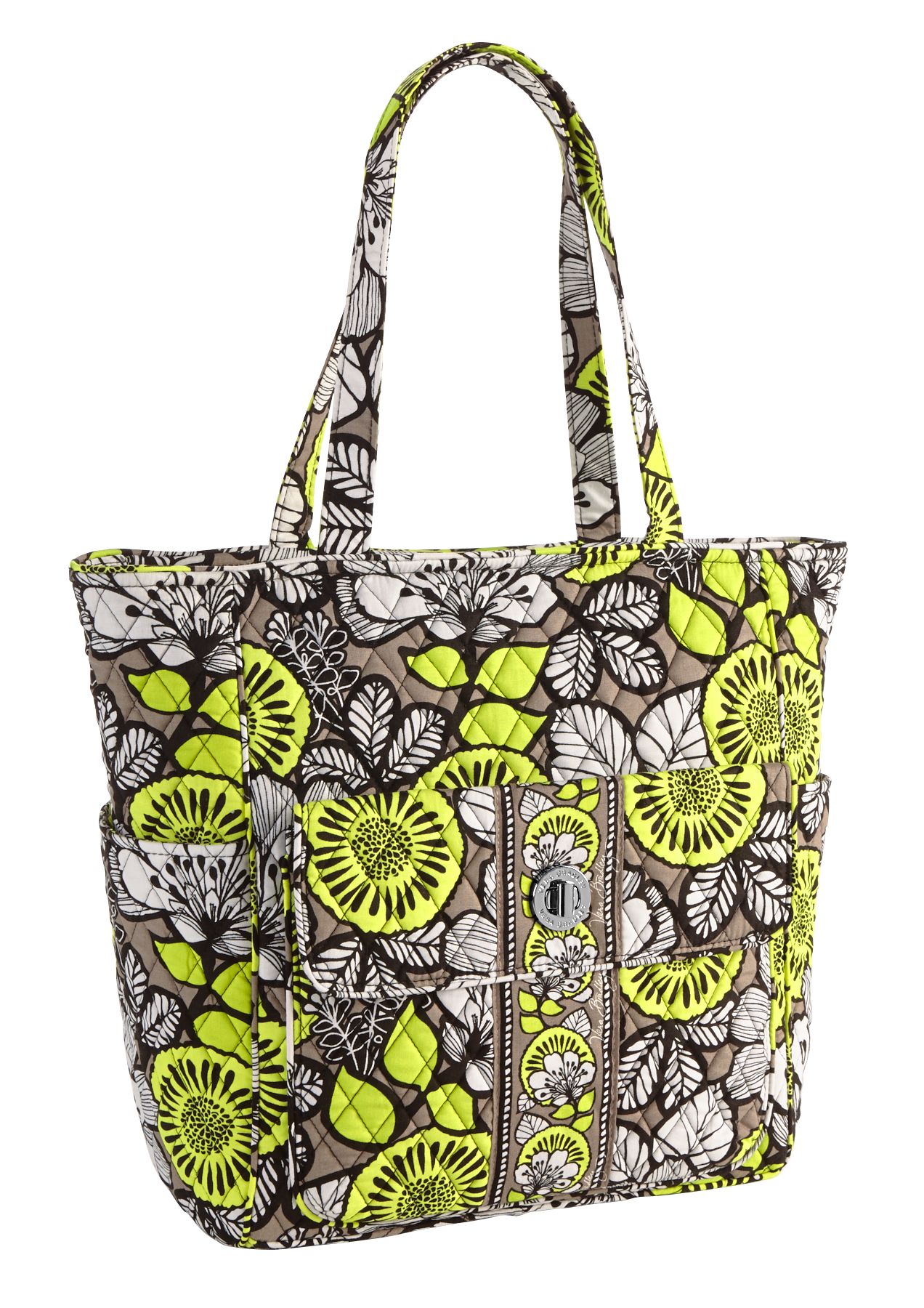 Vera Bradley Tablet Tote in Citron