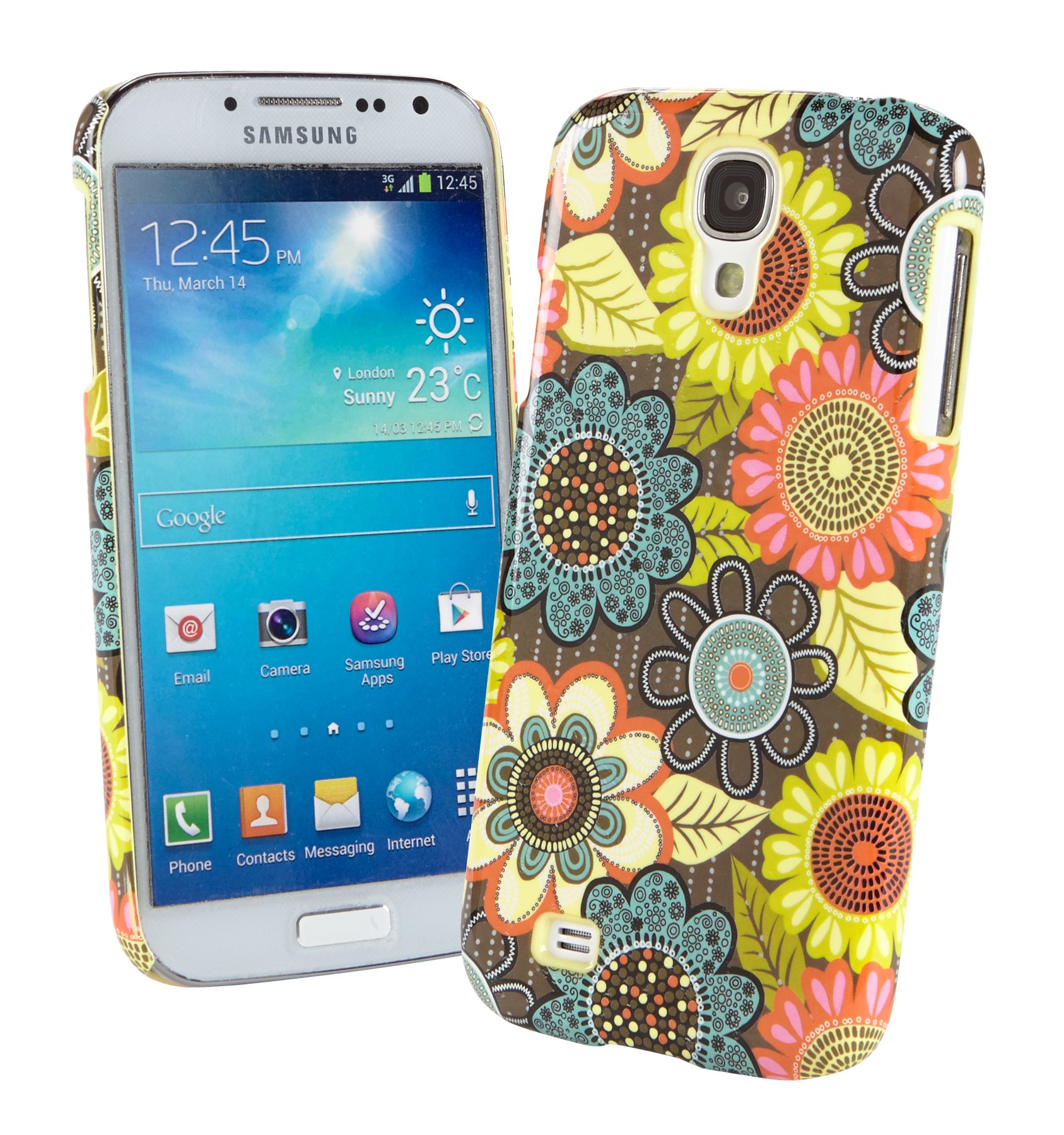 Vera Bradley Snap on Case for Samsung Galaxy S 4 in Flower Shower