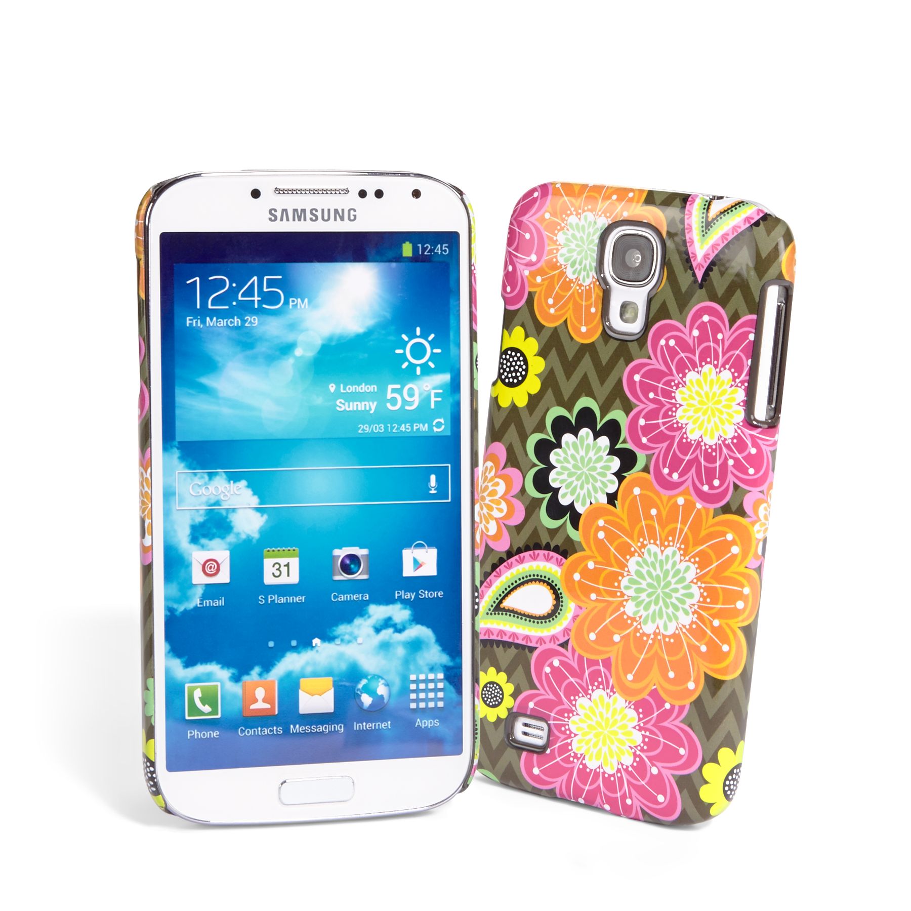 Vera Bradley Snap on Case for Samsung Galaxy S 4 in Ziggy Zinnia