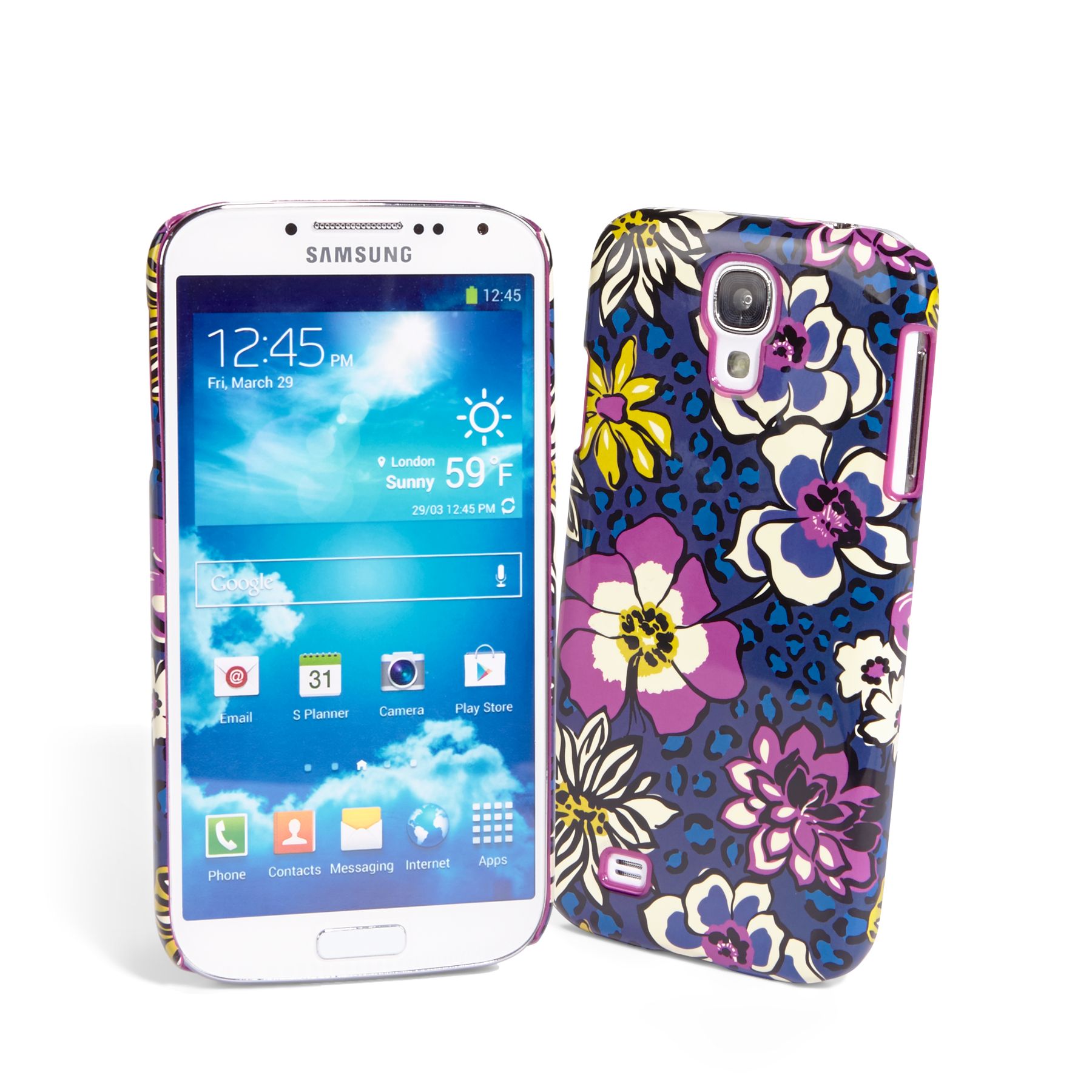 Vera Bradley Snap on Case for Samsung Galaxy S 4 in African Violet