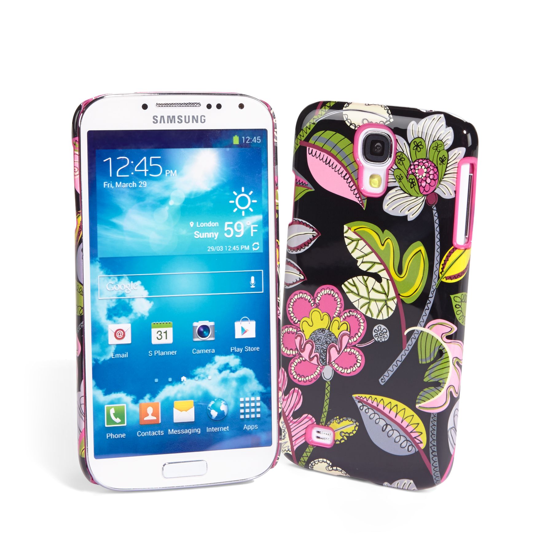 Vera Bradley Snap on Case for Samsung Galaxy S 4 in Moon Blooms