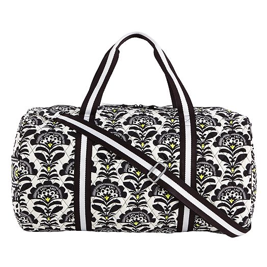 Round Duffel Travel Bag in Fanfare