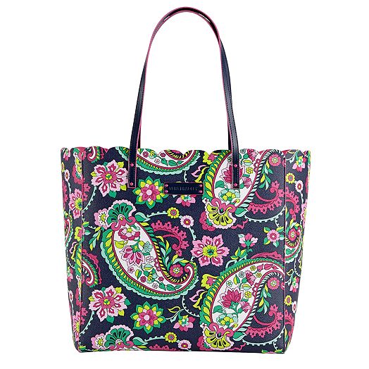 Scalloped Tote in Petal Paisley