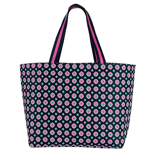 Large Family Tote in Petal Dots