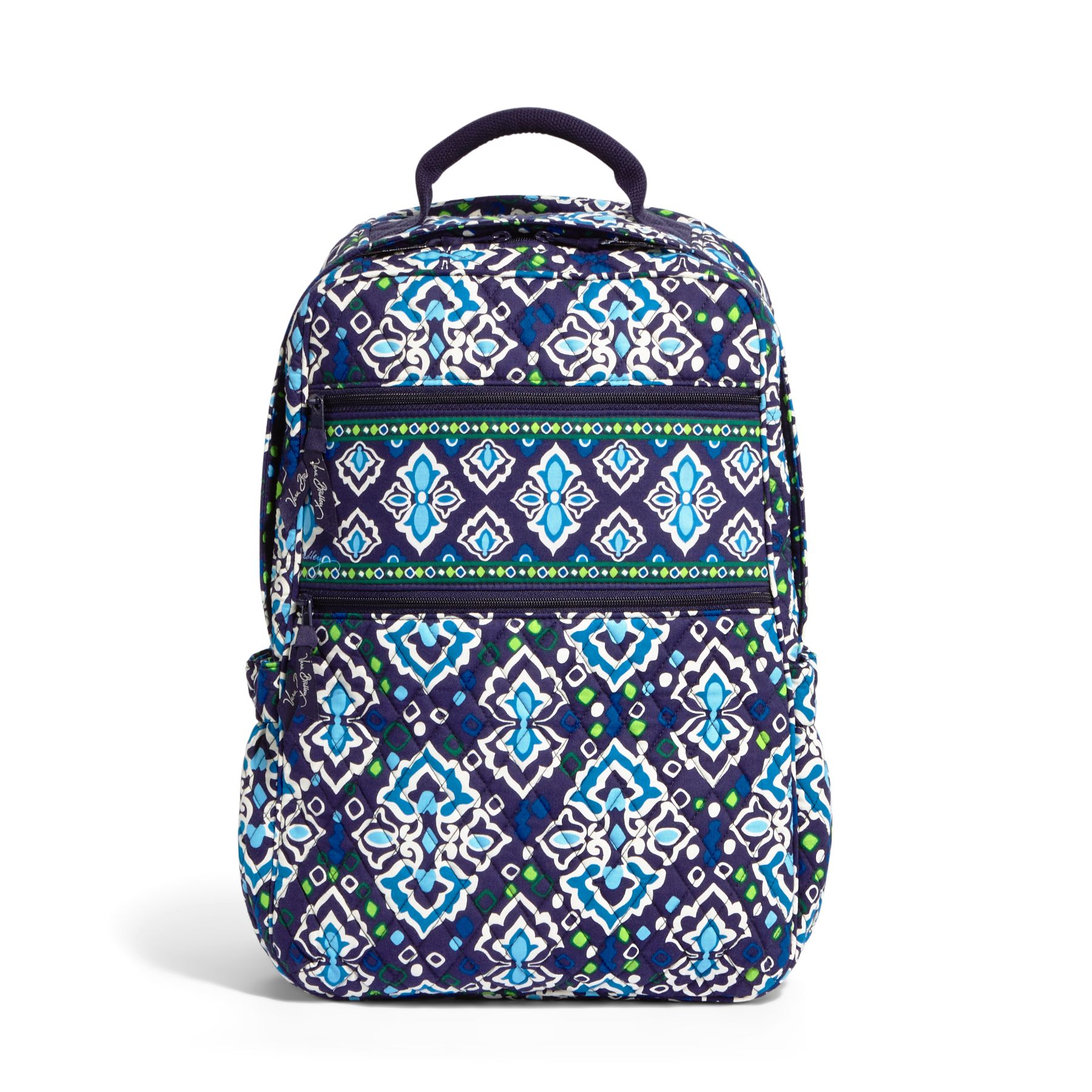 vera bradley tech backpack in ink blue store vera bradley designs inc