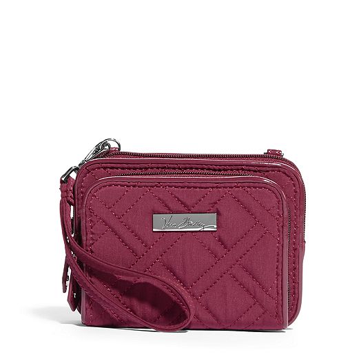 On the Square Wristlet in Raisin