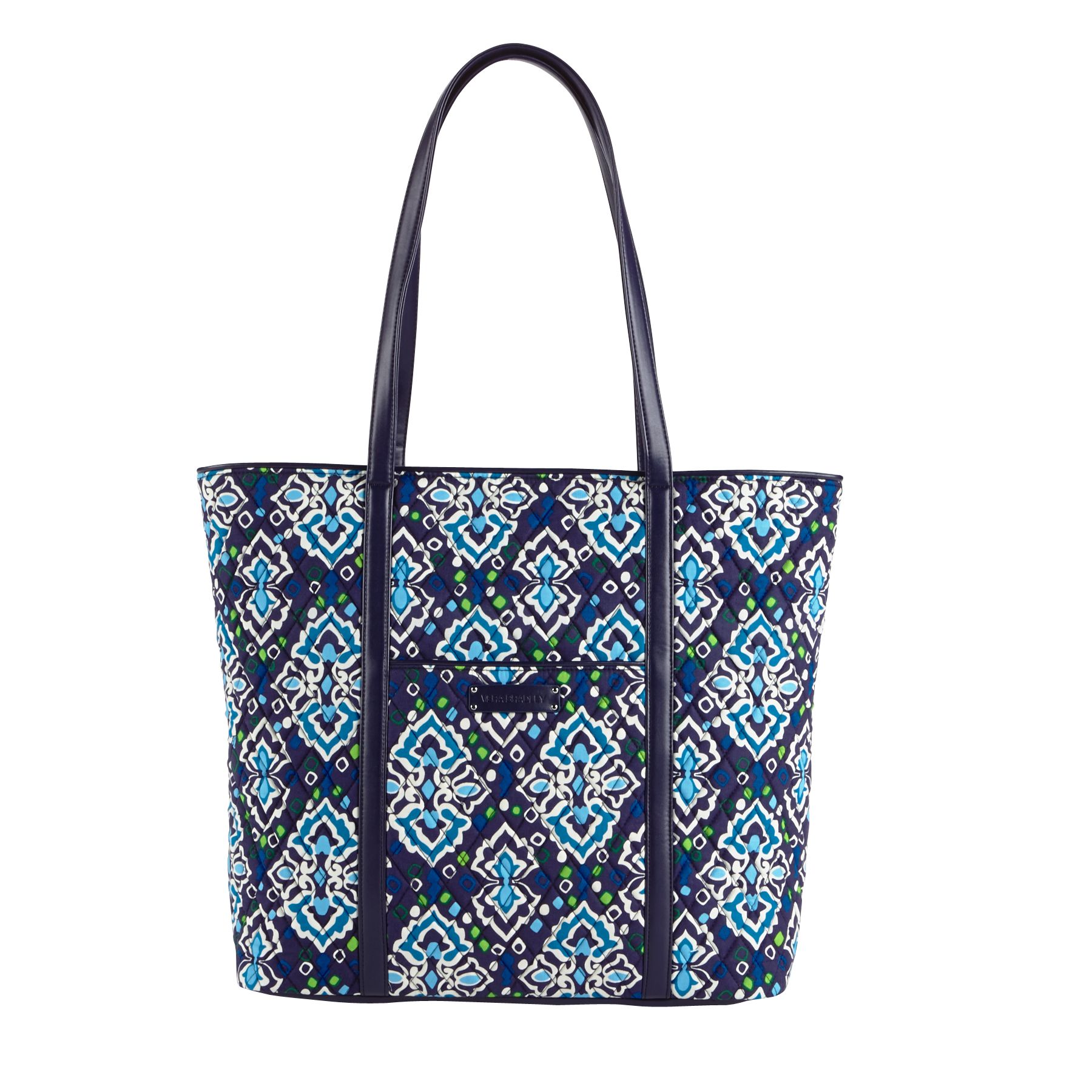 Vera Bradley Trimmed Vera Tote in Ink Blue (category Totes) photo