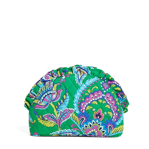 Ruffle Cosmetic in Emerald Paisley