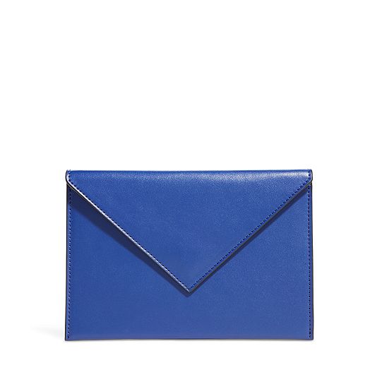 Faux Leather Cobalt