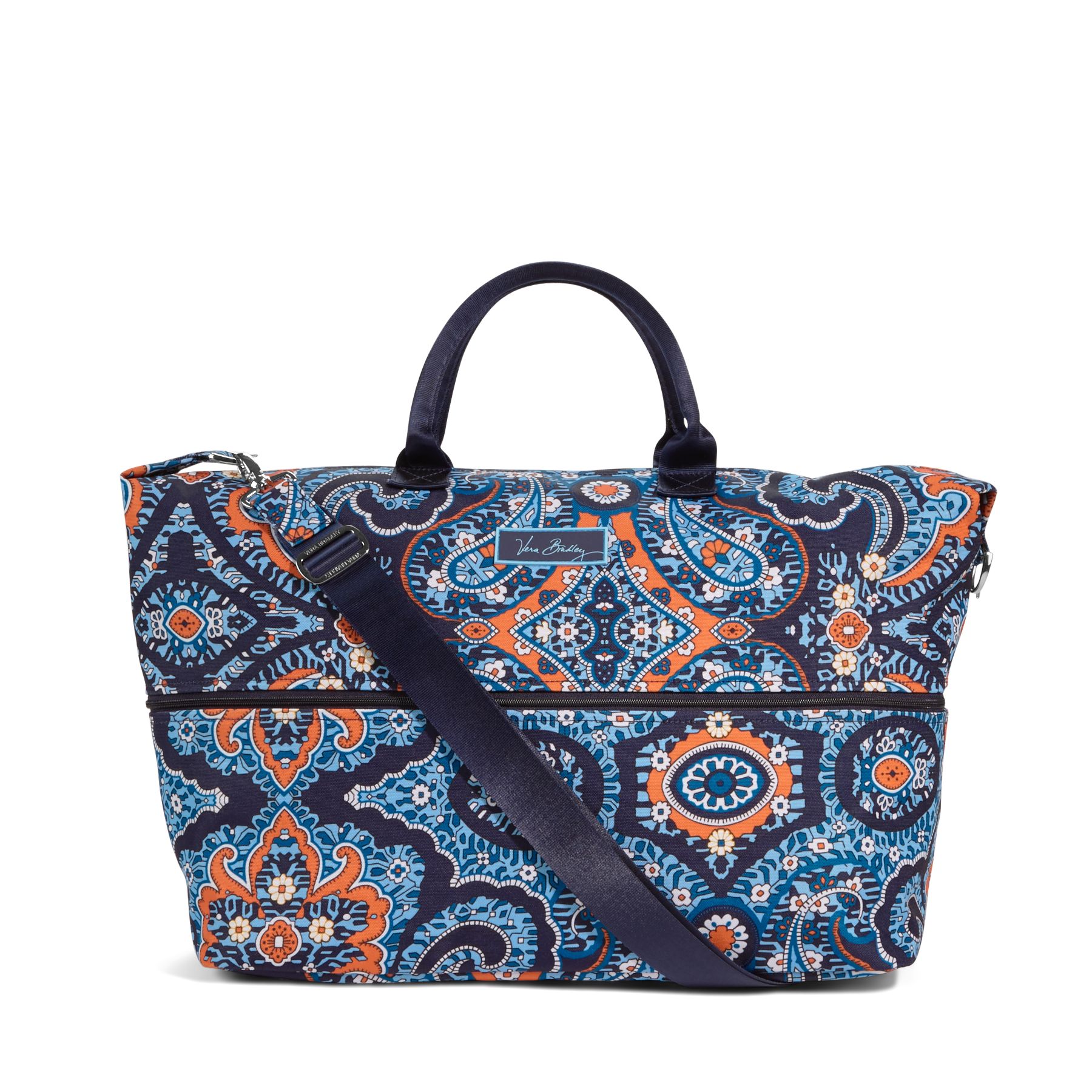 vera bradley lighten up expandable travel bag