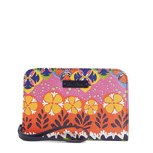 Zip-Around Wristlet in Rio Stripe