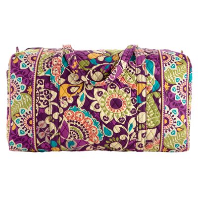 Large Duffel Travel Bag in Plum Crazy | Vera Bradley