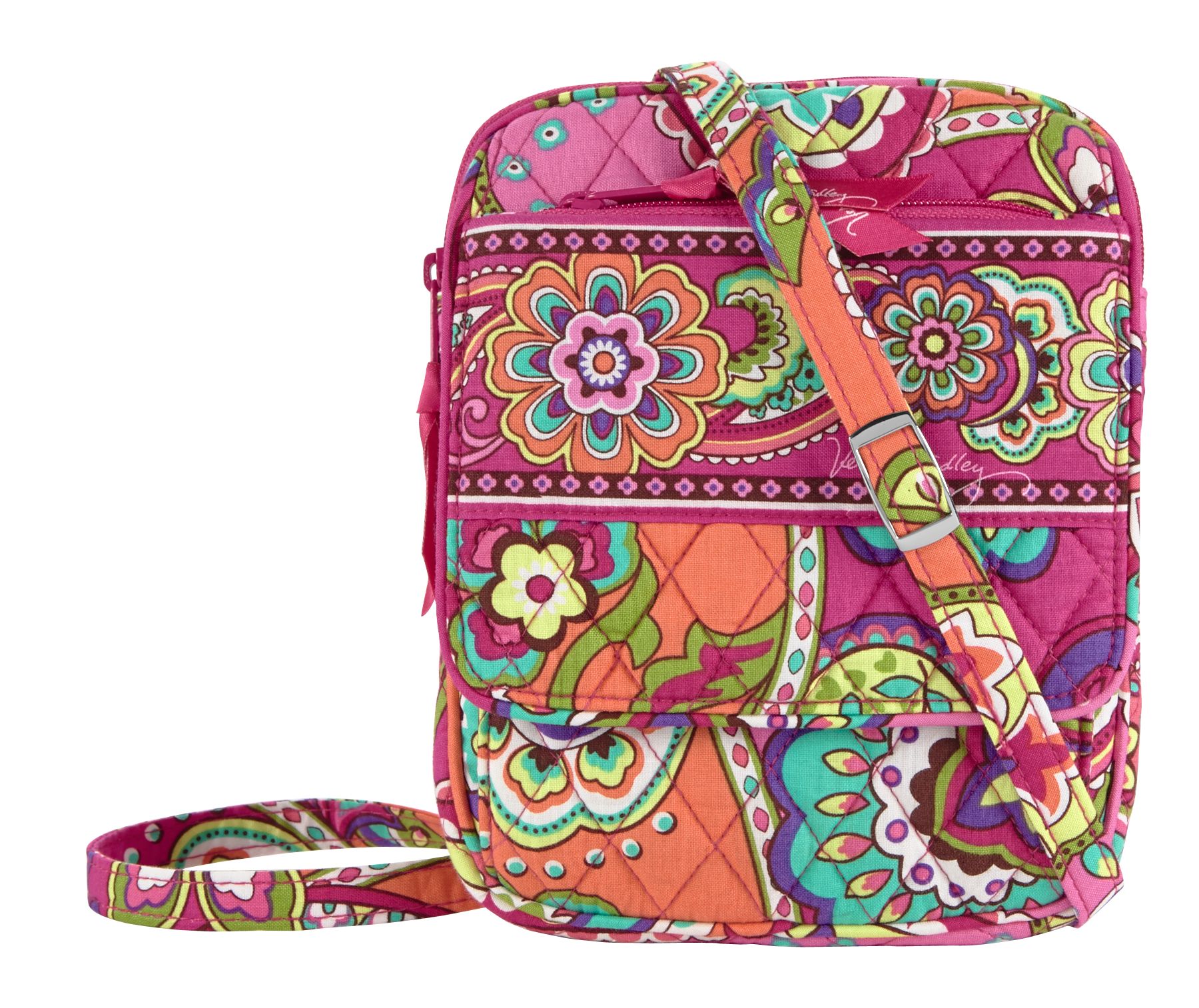 UPC 886003255025 - Vera Bradley Mini Hipster Crossbody (Pink Swirls ...