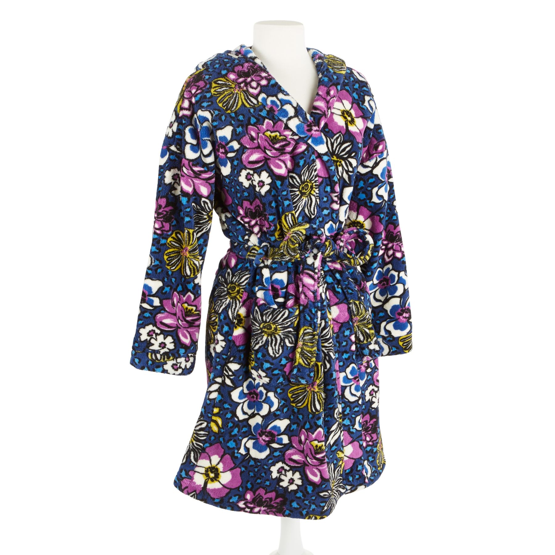 UPC 886003267011 - Vera Bradley Hooded Fleece Robe (African Violet ...