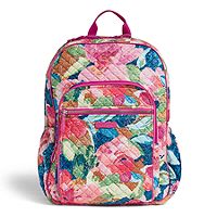 vera bradley bordeaux blooms campus backpack