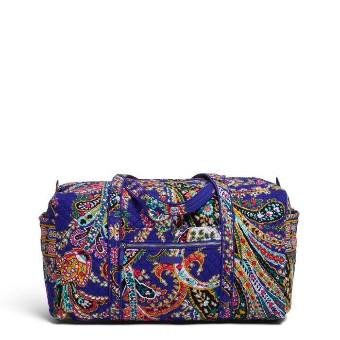 Image of Iconic Large Travel Duffel in Romantic Paisley