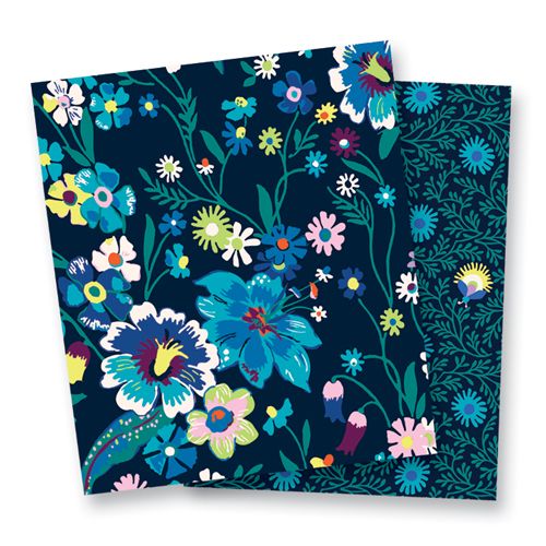 Vera Bradley Lighten Up Grand, Mint Flowers–